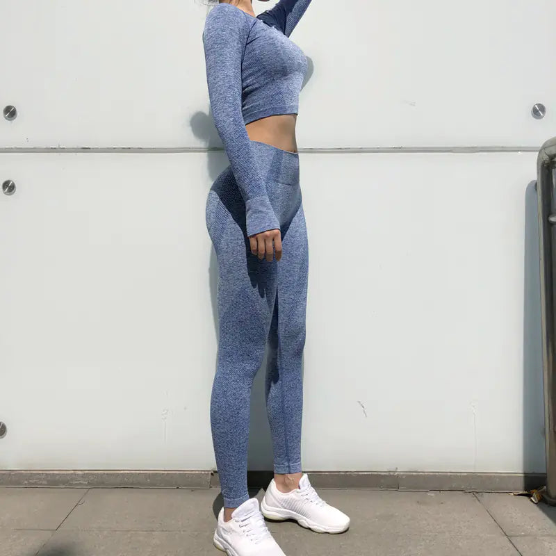 Quick-Dry Yoga Pants Training Set for Activewear