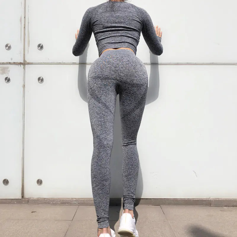 Quick-Dry Yoga Pants Training Set for Activewear