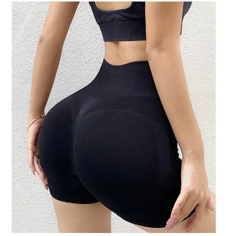 Seamless Yoga Shorts for Women - Butt Lifting Leggings